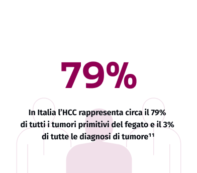 Percentuale HCC in Italia