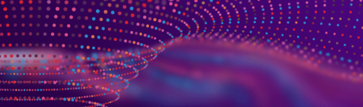 Spirale su sfondo viola